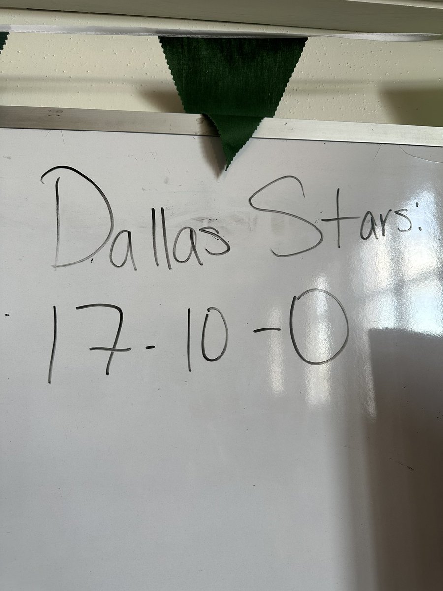 The <a href="/DallasStars/">x - Dallas Stars</a> record is of course something that must be included in my classroom, started it at the start of the season and have students asking for updates often ;)