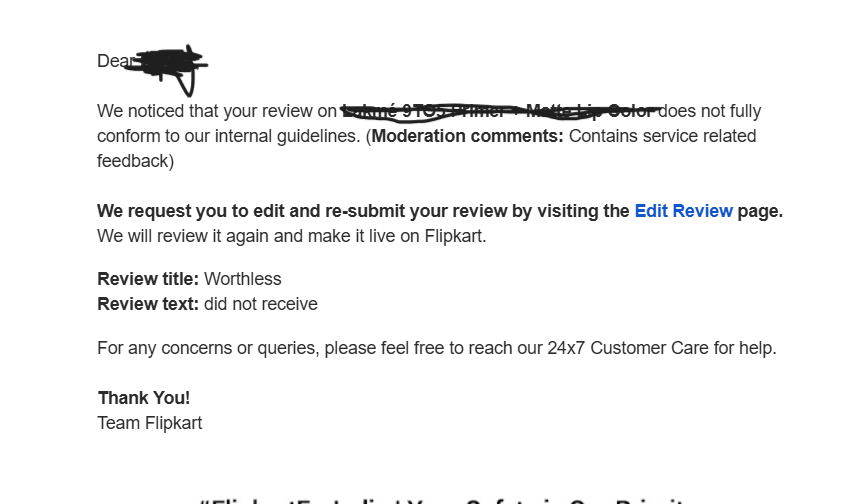 onewithavoice1's tweet photo. I did not receive something I ordered and m not able to upload the related images and am not getting the cashback and the @flipkartsupport  has no answer for me except for "I understand madam". this is completely stupid, they are not even allowing me to give a negative review. https://t.co/Xvcwezf780
