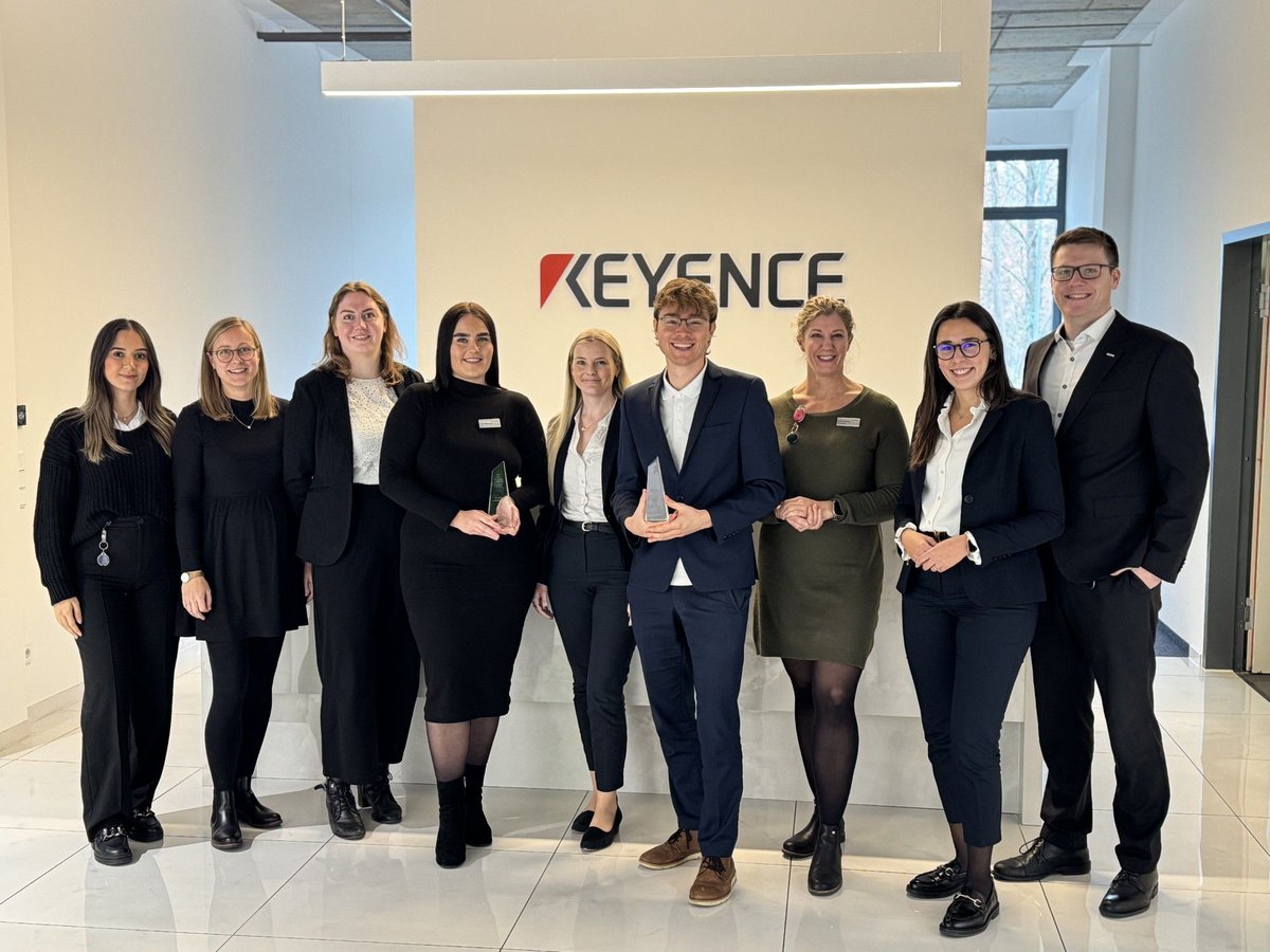 KEYENCE Deutschland (@keyenced) on Twitter photo Wir freuen uns sehr, bekannt geben zu dürfen, dass KEYENCE zum zweiten Mal in Folge den "Best Talent Acquisition Team Award" gewonnen hat! 🏆 Dieser Preis zeichnet Unternehmen aus, die LinkedIn besonders effektiv und erfolgreich nutzen. #KEYENCE #TalentTeam #LinkedInTalentAward Wir freuen uns sehr, bekannt geben zu dürfen, dass KEYENCE zum zweiten Mal in Folge den "Best Talent Acquisition Team Award" gewonnen hat! 🏆 Dieser Preis zeichnet Unternehmen aus, die LinkedIn besonders effektiv und erfolgreich nutzen. #KEYENCE #TalentTeam #LinkedInTalentAward