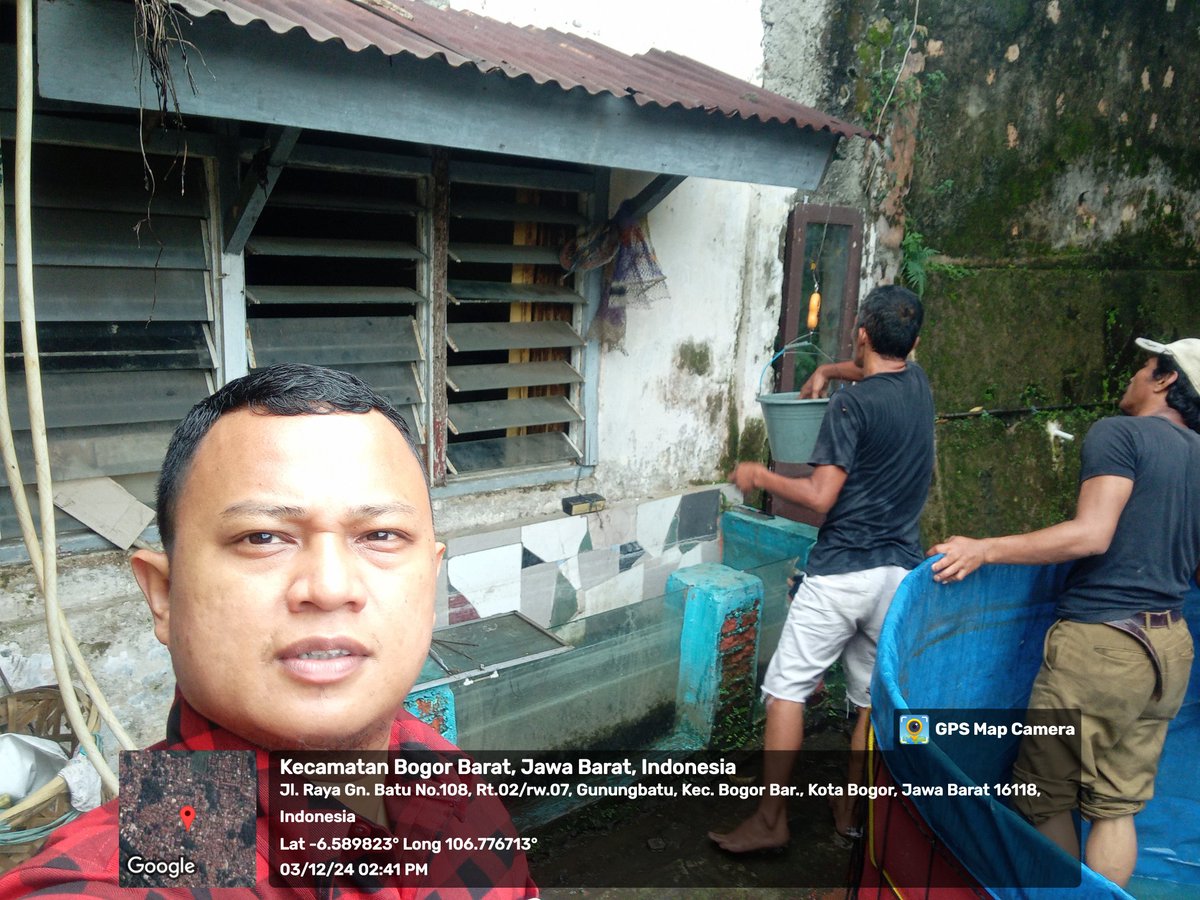 MPatekkai's tweet photo. Selasa (2/12), Patekkai, Luhkan Kota Bogor, anjangsana dan pendampingan teknis sampling pertumbuhan pada Budidaya Nila Bioflok Sipanen di Pokdakan Tarikolot Sehat Kel. Gunung Batu Kec. Bogor Barat, #GiatLuhkanSatminkalBogor #aktivitas @pusluh_bppsdm @brpbatpp_bogor @bppsdm_kp https://t.co/OROhWtQPen