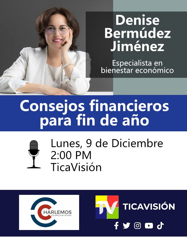 fabicocha's tweet photo. Hoy en #Charlemos tendremos el gusto de conversar un rato con Denise Bermúdez. ¡Le vamos a pedir consejos financieros! https://t.co/9C48OPDUsM