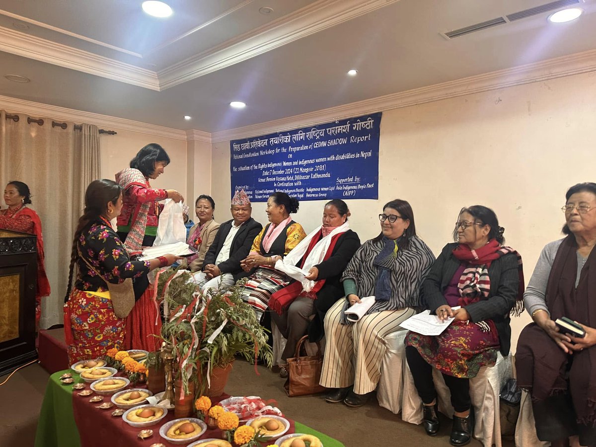 pratimapeace's tweet photo. Gratitude to facilitate the session on CEDAW and CEDAW GR- 39 on Indigenous women, girls and women with disabilities to prepare the CEDAW report to be submitted in January, 2025 from Indigenous Women Consortuim @NIWF @NidwanNepal , @INOWLAG 7th Dec https://t.co/wpMW3sgNlO