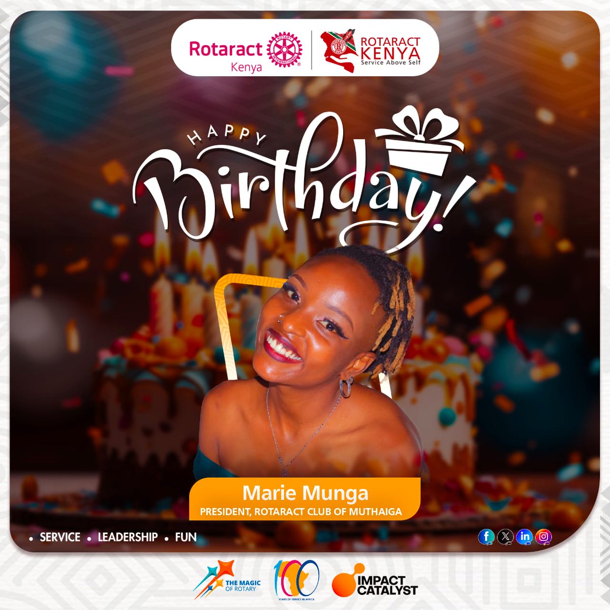 Happy belated birthday, President Lisa 🎉

Wishing you a fantastic day filled with joy and celebration. Your dedication and leadership inspire us all. Cheers to a wonderful year ahead!

Best wishes,  
||• Country Office •||