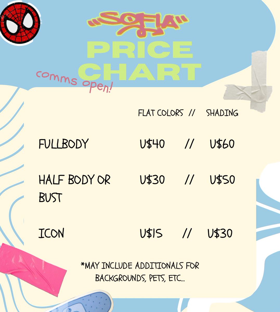 itsofaking's tweet image. COMMS OPEN 🧉 if there’s anything else you would want, just dm me ✌🏻