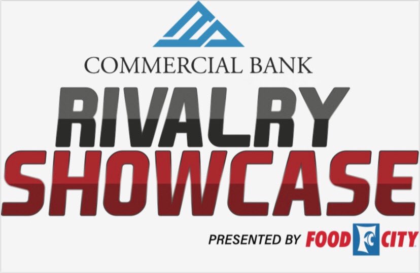 rivalrythursday's tweet image. “The Commercial Bank Rivalry Showcase, presented by Food City” is Friday night:
**WATE (ABC)
**YouTube: Rivalry Thursday
**7:30 “Gray Hodges Pregame Show”
**8 pm kickoff
**Tickets $10 at the gate
@CommercialBank_ @FoodCity @WATESports @CoachTcom @AustinPriceless @_Cainer
