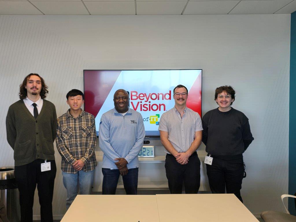 UWMnonprofIT's tweet photo. Photos from the Nonprof-IT student group working with Beyond Vision meeting with their mentor and presenting at Baird.
#PantherProud #Wisconsin #nonprofit #STEM #highereducation #community #womenintech #UWM #uwmilwaukee #tech #technology #milwaukee https://t.co/sJFkhzuqg6