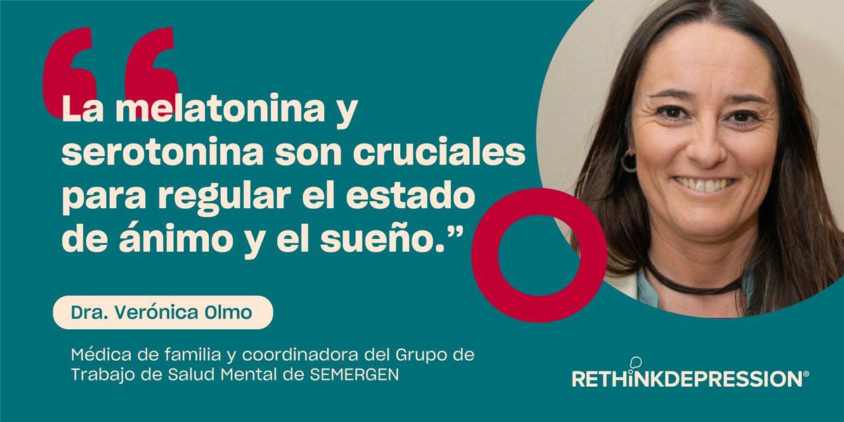 La melatonina y la serotonina, ¡esas grandes conocidas! ¿Qué impacto tienen en nuestro estado de ánimo?

Nos lo explica la 👩‍⚕️ Dra. <a href="/VeronicaOlmo77/">Verónica Olmo</a>: bit.ly/3VviF9k

#VivirConDepresión