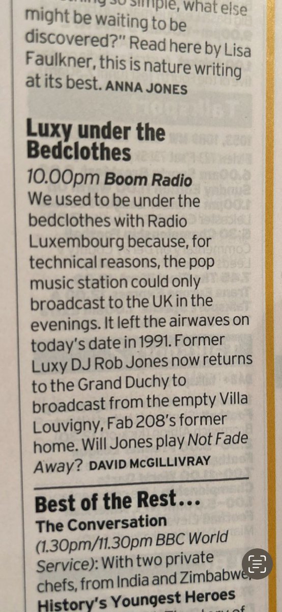 robjoness's tweet photo. This is quite cool - we’ve made the Xmas Radio Times CHOICE list. https://t.co/W7Pja4EjPd