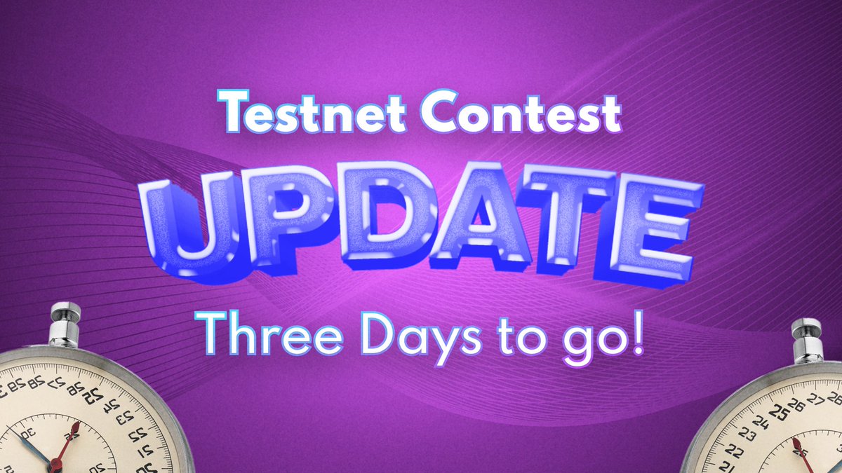 Hey 𝗖𝗵𝗲𝗱𝗱𝗮 𝗖𝗼𝗺𝗺𝘂𝗻𝗶𝘁𝘆! 👋🔵

There are only a few days left until the conclusion of our testnet contest, so this is your last chance to earn Chedda points and climb the leaderboard! 🎉

Please make sure to fill out the feedback form📋 and complete the Zealy quests.