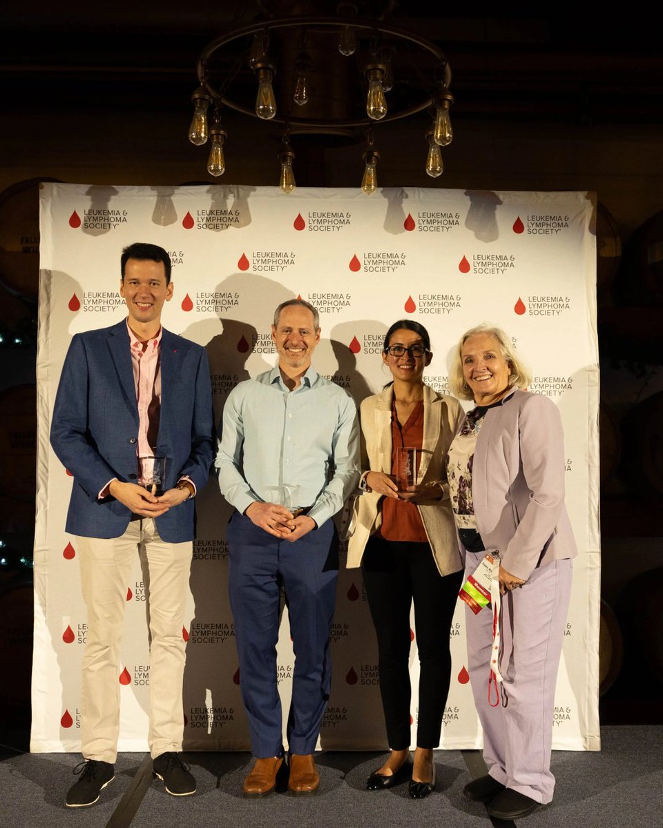 The Leukemia & Lymphoma Society (@llsusa) on Twitter photo The future of #BloodCancer research is bright!💡🙌 Last night, we acknowledged the incredible work of our LLS Career Development Program Achievement awardees during #ASH24. 🎉
🔬 <a href="/Elvin_Wag/">Elvin Wagenblast</a> of <a href="/IcahnMountSinai/">Icahn School of Medicine at Mount Sinai</a>
🔬 <a href="/DanPollyea/">Daniel Pollyea</a> of <a href="/CUAnschutz/">CU Anschutz Medical Campus</a>
🔬 <a href="/melo_cardenas1/">Johanna Melo-Cardenas</a> of <a href="/NU_Pathology/">Northwestern Pathology</a> The future of #BloodCancer research is bright!💡🙌 Last night, we acknowledged the incredible work of our LLS Career Development Program Achievement awardees during #ASH24. 🎉
🔬 <a href="/Elvin_Wag/">Elvin Wagenblast</a> of <a href="/IcahnMountSinai/">Icahn School of Medicine at Mount Sinai</a>
🔬 <a href="/DanPollyea/">Daniel Pollyea</a> of <a href="/CUAnschutz/">CU Anschutz Medical Campus</a>
🔬 <a href="/melo_cardenas1/">Johanna Melo-Cardenas</a> of <a href="/NU_Pathology/">Northwestern Pathology</a>