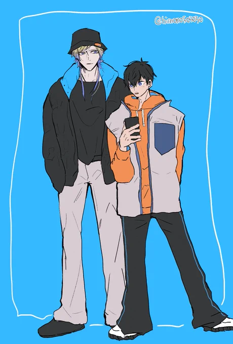 kiisらくがき(妄想デートコーデ) 