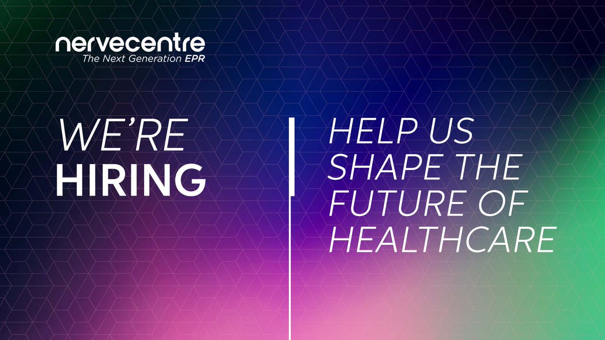 nervecentrehq's tweet photo. Help us shape the future of healthcare!

We’ve added several new vacancies to our website, including:

▶️ PAS Implementation Specialist
▶️ Data Migration Specialist
▶️ Order Comms Applications Specialist
▶️ Project Managers

Visit https://t.co/EmkWuY3PHY for full details https://t.co/LcckcszFnH