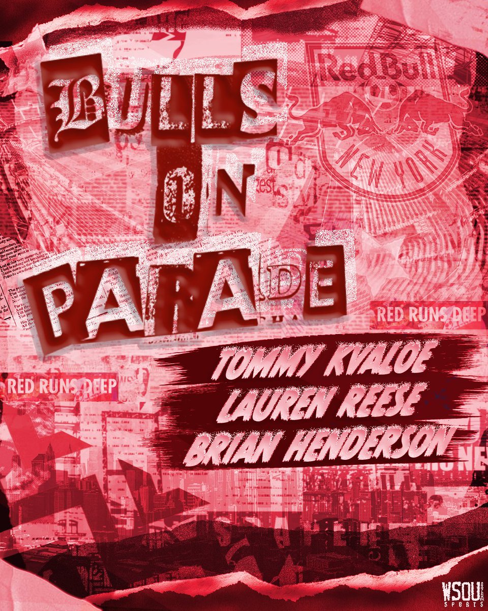 WSOUSports's tweet photo. Another special edition of Bulls on Parade is out now! Hear from Tommy Kvaloe, @laurenreese328, and @BHenderson2003 as they discussed the MLS Cup where the Red Bulls fell to the LA Galaxy 2-1. Check it out!

🎨: @laurenreese328

https://t.co/NYKBqxdLdQ https://t.co/8uEwSzfkyy