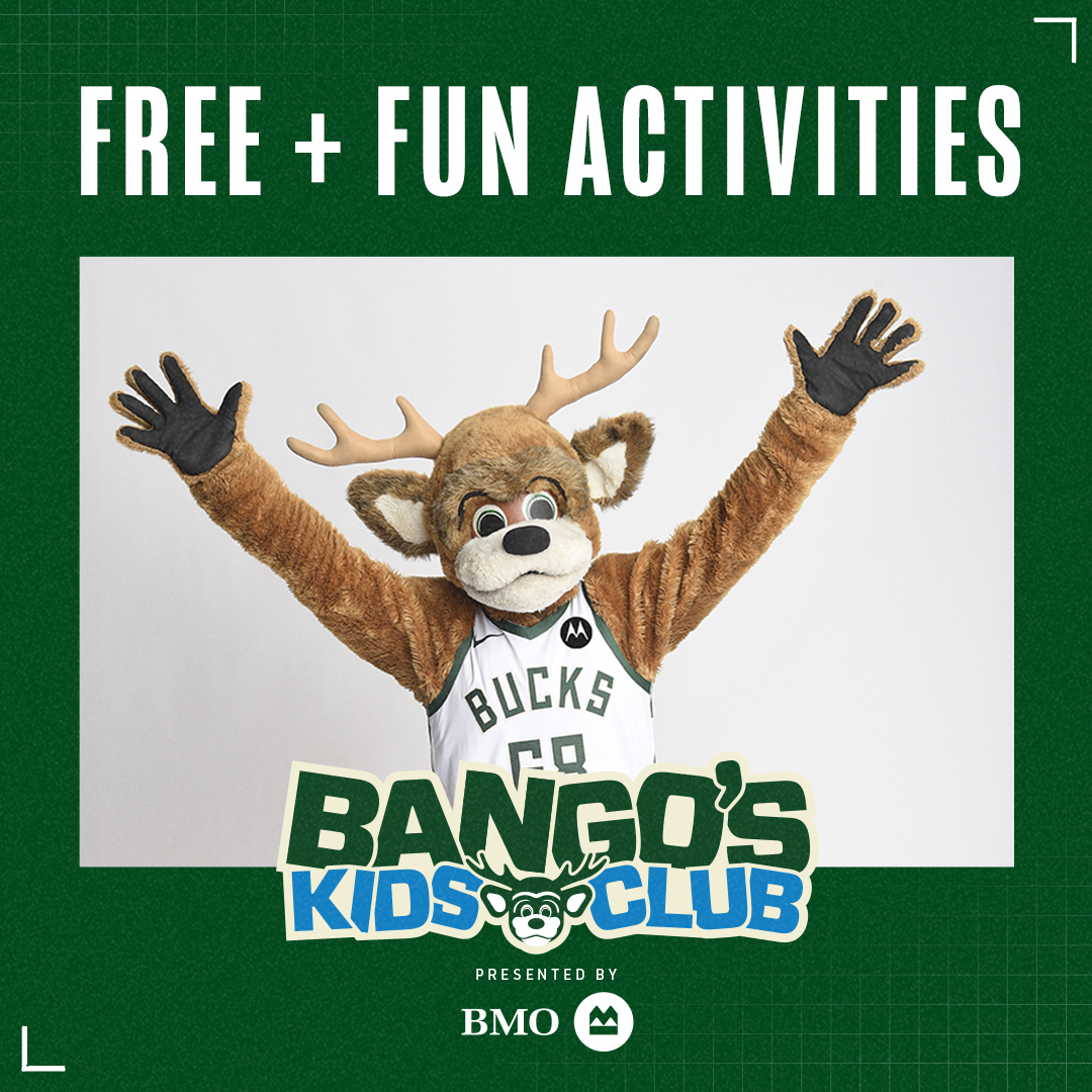 Join the coolest club in town! Bango's Kids Club presented by BMO members receive discounts, exclusive offers and more!

Become a member of this FREE club at bucks.com/kidsclub.