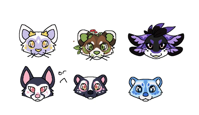 trying to decide once the tiger is done, which suit to do next probably for my CFZ table. i have the fur for all of these guys! 