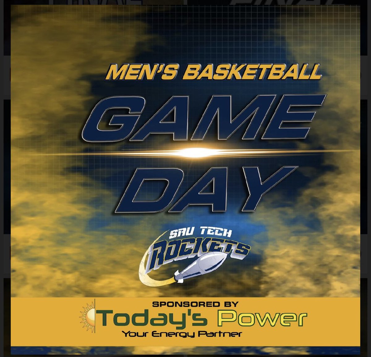 More SAU TECH ROCKETS 🚀  Men’s basketball tonight as your Rockets compete in another  Regional play game ! 
🗓️Dec.9.2024
⏰7:30PM CST 
🆚 ASU Newport 
📍 Rocket Arena- East Camden, AR 
GO ROCKETS 🚀