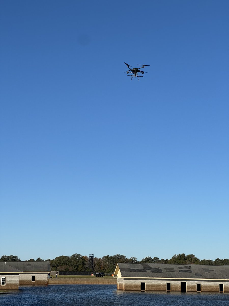H3D's M400iC identified &amp; imaged #radiation sources from the air during a "flooded city" training at RDAX Dragon Spear. The M400iC  locates rad hazards live without endangering responders. At &lt;1 kg, it easily mounts on a drone for &lt;1.1% spectroscopy and #radiationimaging