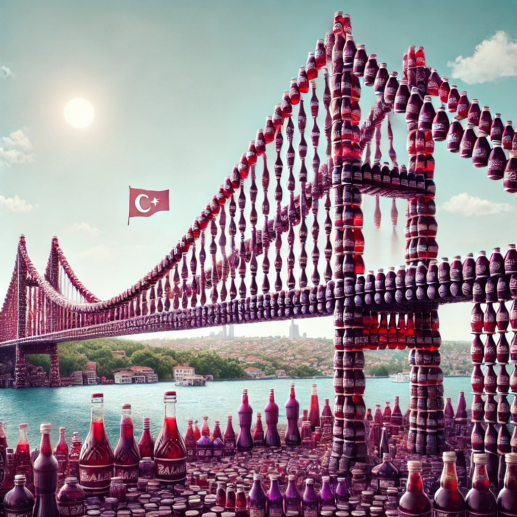 bionluk's tweet photo. ChatGPT'Ye sorduk, Boğaz Köprüsü Türk içeceklerinden olsa nasıl olurdu? Köprüde bi çay ? Şalgam? Ayran ? Yoksa Türk Kahvesi mi?  😋

Senin tercihin hangisi olurdu? 😍

#bionluk #yapayzeka #içerik #reklam değil https://t.co/MLHcDujD4q
