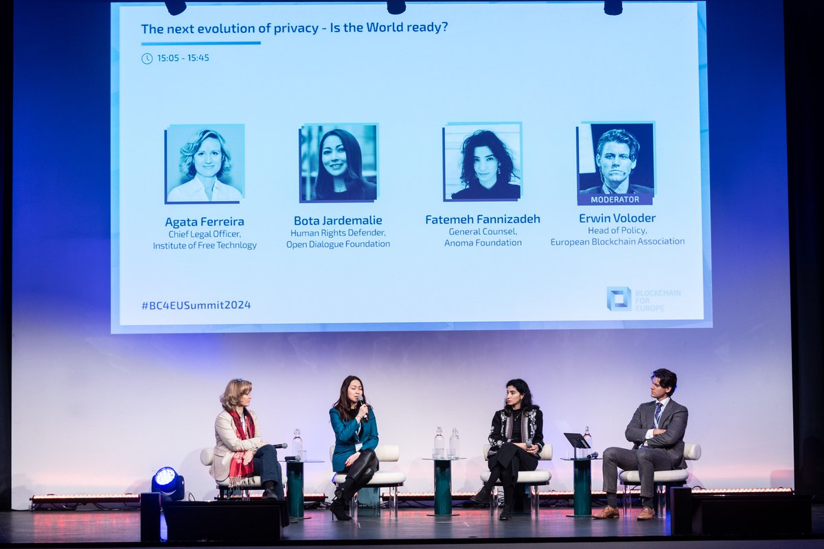 BlockchainforEU's tweet photo. 🌟 Thank you for making the 6th Blockchain for Europe Summit 2024 a success! 🌟

A huge shoutout to our incredible speakers, panellists, and attendees from around the globe 🌍 for insightful discussions on #DeFi, #MiCA, #tokenization, #blockchain, #sustainability, #privacy, and more.

Your expertise made this event truly special. For those who missed it, catch up on our YouTube page 📺 ➡️ https://t.co/k3Axr2GYFp

Let’s keep the conversation going and turn insights into action. See you next year! 🚀

#BC4EUSummit2024