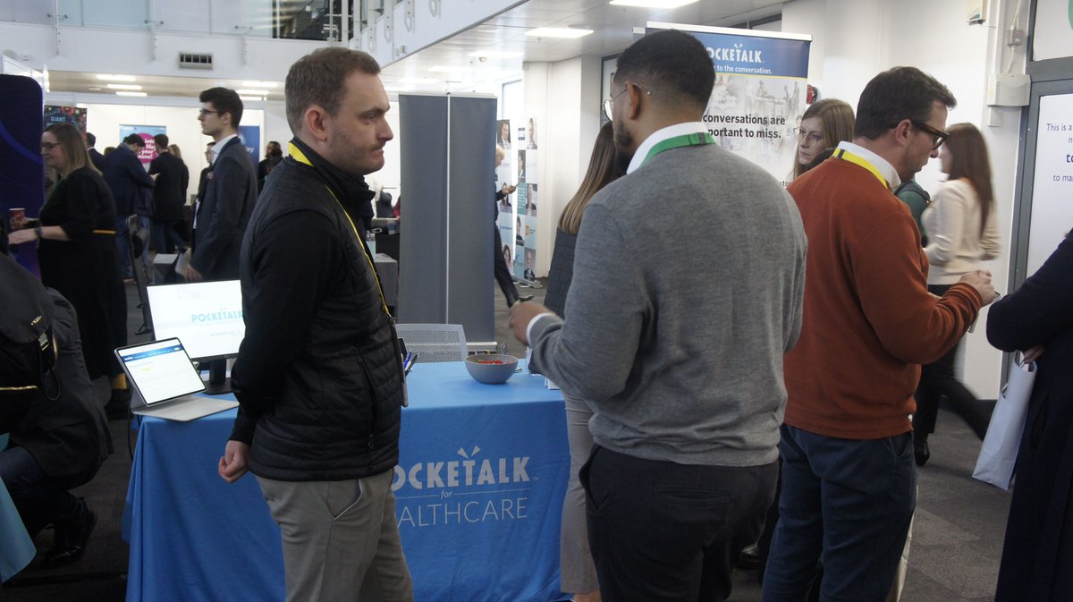 Have you visited <a href="/Pocketalk/">Pocketalk</a> stand at #GIANT2024 today?⏬
If not - there is still time to check stand D10!
Pocketalk is an award-winning handheld #translation device, enabling instant two-way voice translation. Offers convenience and portability for a variety of work environments.