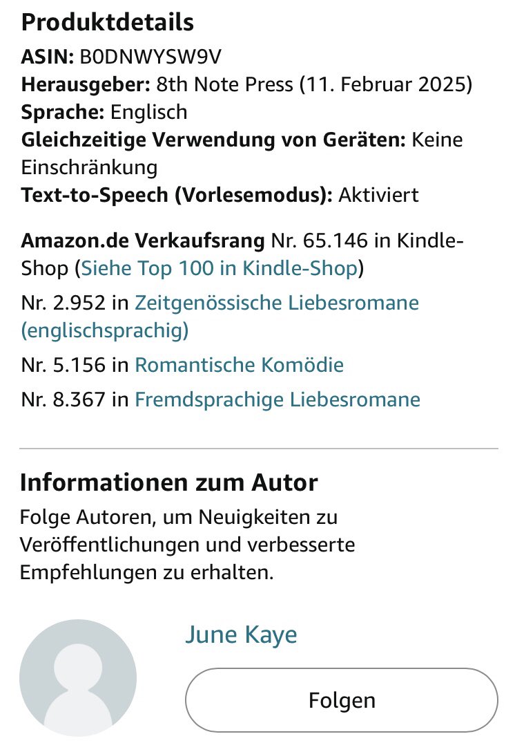 junekayewrites's tweet photo. So today we woke up and found out that your unannounced pre-order is already ranking on Amazon Brazil AND Amazon Germany???

Nora, what have you been up to?

#WritingCommunity #romance #37Questions https://t.co/GgxX6W4n74
