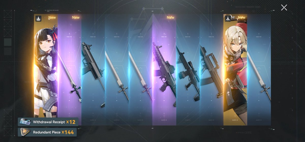 Plasmaeclipse's tweet photo. Ok honestly I was just gambling on losing the 50/50 to round out my roster a bit (already got Suomi). But I'll take it https://t.co/w1dzfL6fR2