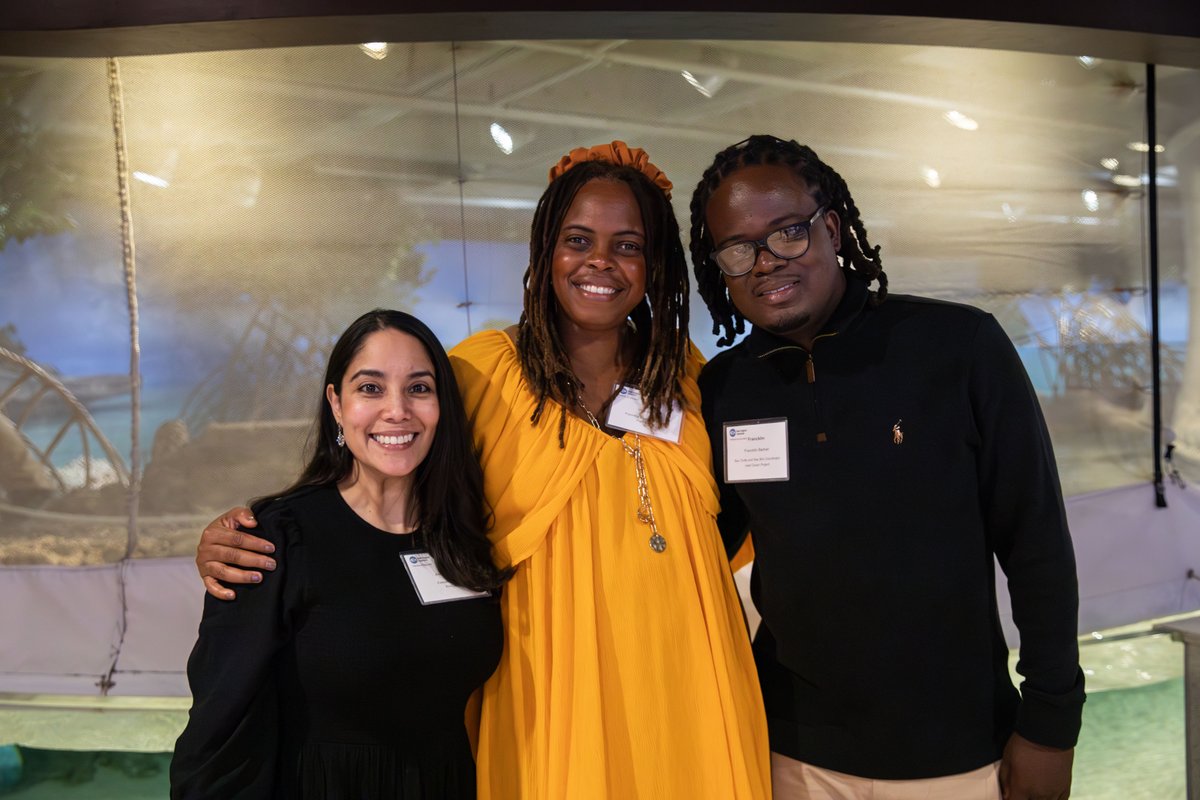 We were privileged to spend time with 3 MCAF community members at <a href="/NEAQ/">New England Aquarium</a> last month: Ani Henriquez, Executive Director of ProCosta, El Salvador; Francklin Barbier, Sea Turtle and Sea Bird Coordinator of <a href="/HaitiOceanP/">Haiti Ocean Project</a>; and Veta Wade, Executive Director of <a href="/fishnfinskids/">FISH 'N FINS</a>, Montserrat.