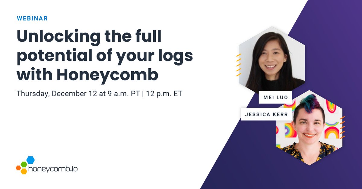 Honeycomb.io System Status Updates (@honeycombio) on Twitter photo This Week: <a href="/jessitron/">Jessica Kerr</a> and Mei Luo will show you how Honeycomb for Log Analytics and Honeycomb Telemetry Pipeline bring a fresh approach to log management. Don’t miss out—register today! info.honeycomb.io/unlock-logs-po… This Week: <a href="/jessitron/">Jessica Kerr</a> and Mei Luo will show you how Honeycomb for Log Analytics and Honeycomb Telemetry Pipeline bring a fresh approach to log management. Don’t miss out—register today! info.honeycomb.io/unlock-logs-po…