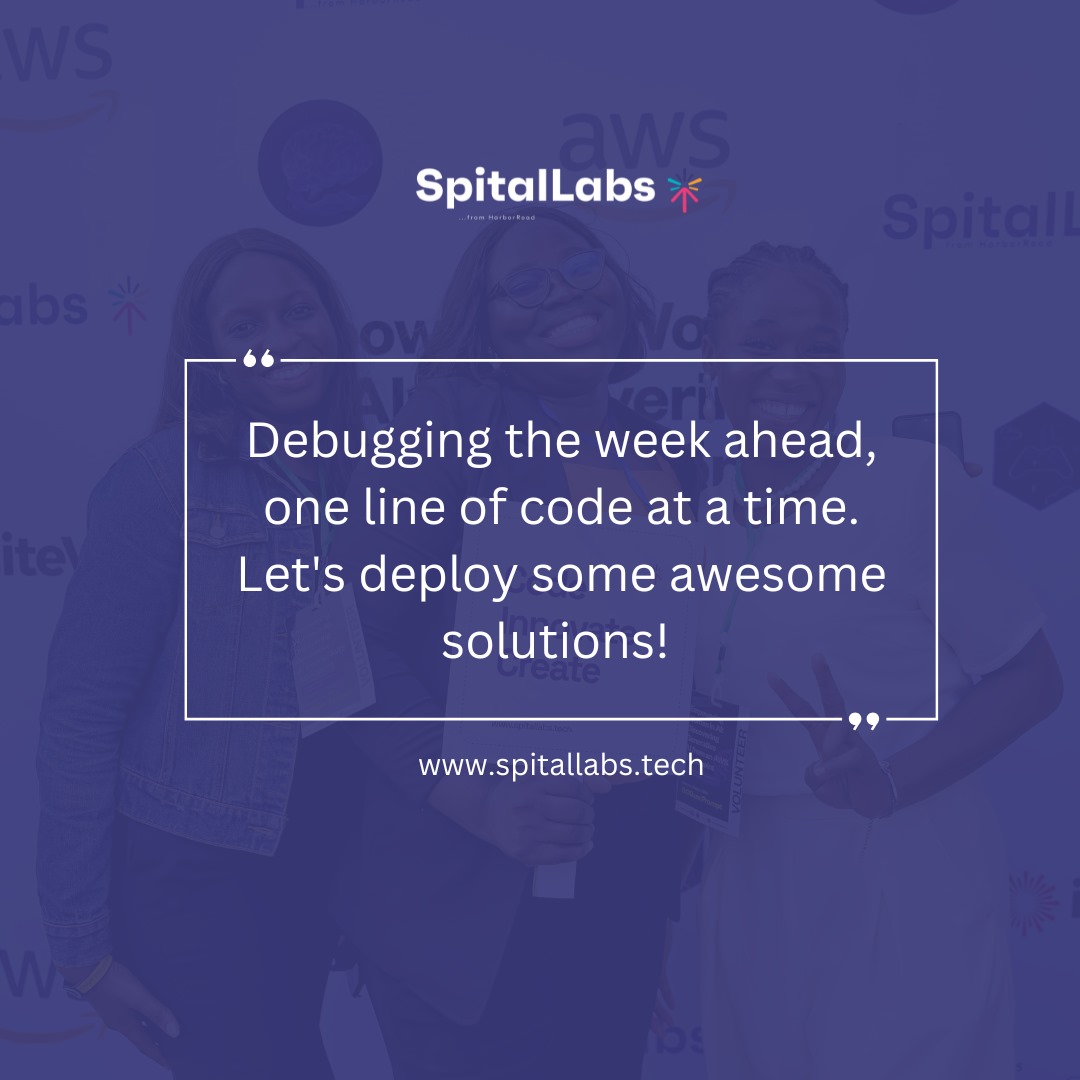 SpitalLabs's tweet image. Happy New Week

Code your dreams, build your future. 
Let&apos;s make this week a tech masterpiece! 

#spitallabs #techtraining #technology #newweek