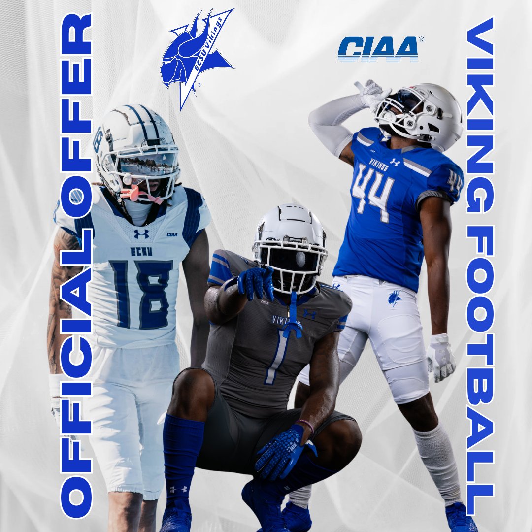 DomClifford56's tweet photo. Thankful to receive an offer from @ECSUVikingFBall !  Thank you @CoachDC22 ! https://t.co/QeCmchrhDp
