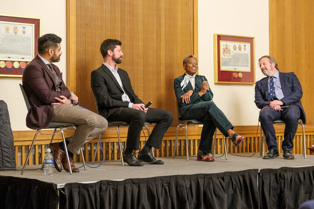 On Saturday, the College hosted a panel discussion and Formal dinner to mark the launch of the 2025 Wolfson Entrepreneurship Competition, which attracted over 100 applicants from around the world last year💡

To learn more, visit the link below 👇
wolfson.cam.ac.uk/2025-wolfson-e…