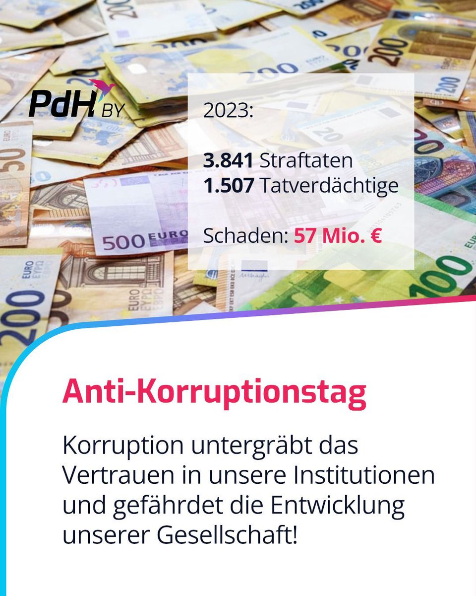 Korruption schwächen, Demokratie stärken! 🌍✊

Korruption und Lobbyismus schwächt das Vertrauen in die Demokratie und bedroht die Gerechtigkeit in unserer Gesellschaft. Wir setzen uns ein für:

#AntiKorruptionstag #Transparenz #GegenKorruption #Lobbyismus #Demokratie

🧵