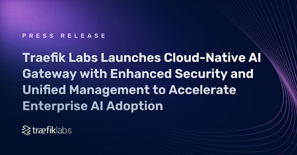 traefik's tweet photo. ICYMI: At #apidaysParis last week, we launched Traefik AI Gateway! 🎉
Our latest innovation simplifies AI adoption by turning any AI endpoint into a managed API—quickly, seamlessly, and across any environment.
👉 Learn more: https://t.co/32JNL2OT2Q
#TraefikLabs #AIGateway https://t.co/AwGf3dq3sh