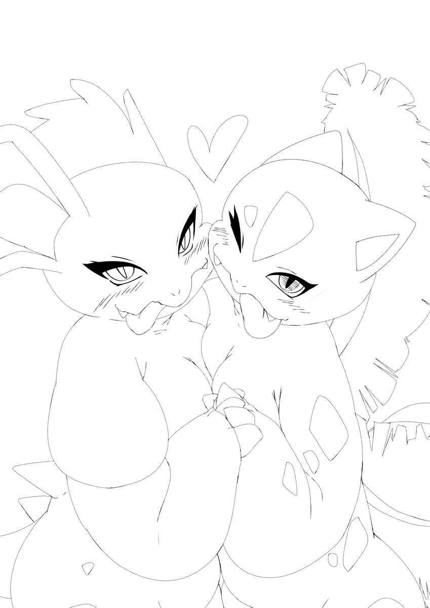 ぺんいれ
フシギソウとニドリーナ 