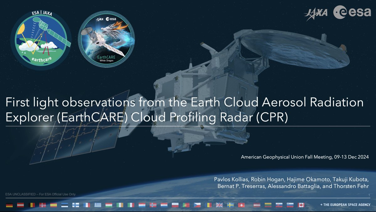 Pavlos Kollias (@doppler_fan) on Twitter photo Please join me #AGU2024 on Tuesday at session A24B (4 - 5:30 pm) for the first public talk that highlights some of the salient features of the EarthCARE Cloud Profiling Radar <a href="/armnewsteam/">ARM News</a> <a href="/esa_earthcare/">ESA's EarthCARE mission</a> <a href="/SoMAS/">School of Marine and Atmospheric Sciences at SBU</a> <a href="/NASAEarth/">NASA Earth</a> <a href="/NASAJPL/">NASA JPL</a> <a href="/BrookhavenLab/">Brookhaven Lab</a> Please join me #AGU2024 on Tuesday at session A24B (4 - 5:30 pm) for the first public talk that highlights some of the salient features of the EarthCARE Cloud Profiling Radar <a href="/armnewsteam/">ARM News</a> <a href="/esa_earthcare/">ESA's EarthCARE mission</a> <a href="/SoMAS/">School of Marine and Atmospheric Sciences at SBU</a> <a href="/NASAEarth/">NASA Earth</a> <a href="/NASAJPL/">NASA JPL</a> <a href="/BrookhavenLab/">Brookhaven Lab</a>