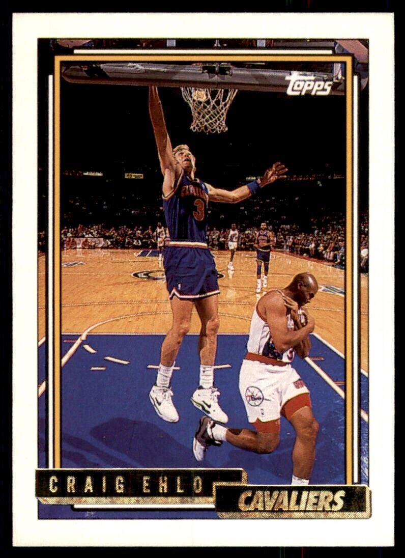 HANKER98's tweet photo. @SHAQ @NBAonTNT @TheJetOnTNT @TurnerSportsEJ *** Going through my old Cards remember when Craig Ehlo dunked on CHUCK? Looks like he checked out early and never seen it coming! 😂😂 😂😂 Shaq please use this one 🙏🏼 @Topps #nbaontnt #NBA #shaq https://t.co/O3M5W3VyNu