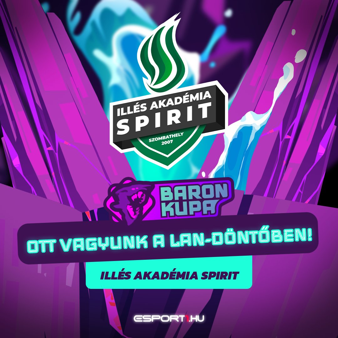 [#LOL]

UPDATE on the Baron Cup, we made it to the TOP 3 teams, which means we are going to the LAN event this weekend. 

📍Infinity Esport Bar
⏰ 2024.12.14. 14:00
📺ttv/esport2tv

Let's see the color of the medal this weekend! 

💚🖤
#IASWIN #Baron