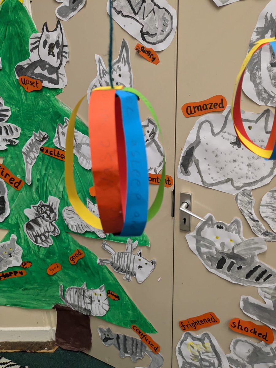 Coupar Angus Primary School (@capsprimary) on Twitter photo P3/4 created a wonderful <a href="/EmotionWorksCIC/">Emotion Works</a> display using Mog’s Christmas and made their own Cog Baubles. COGtastic 🎄❤️ P3/4 created a wonderful <a href="/EmotionWorksCIC/">Emotion Works</a> display using Mog’s Christmas and made their own Cog Baubles. COGtastic 🎄❤️