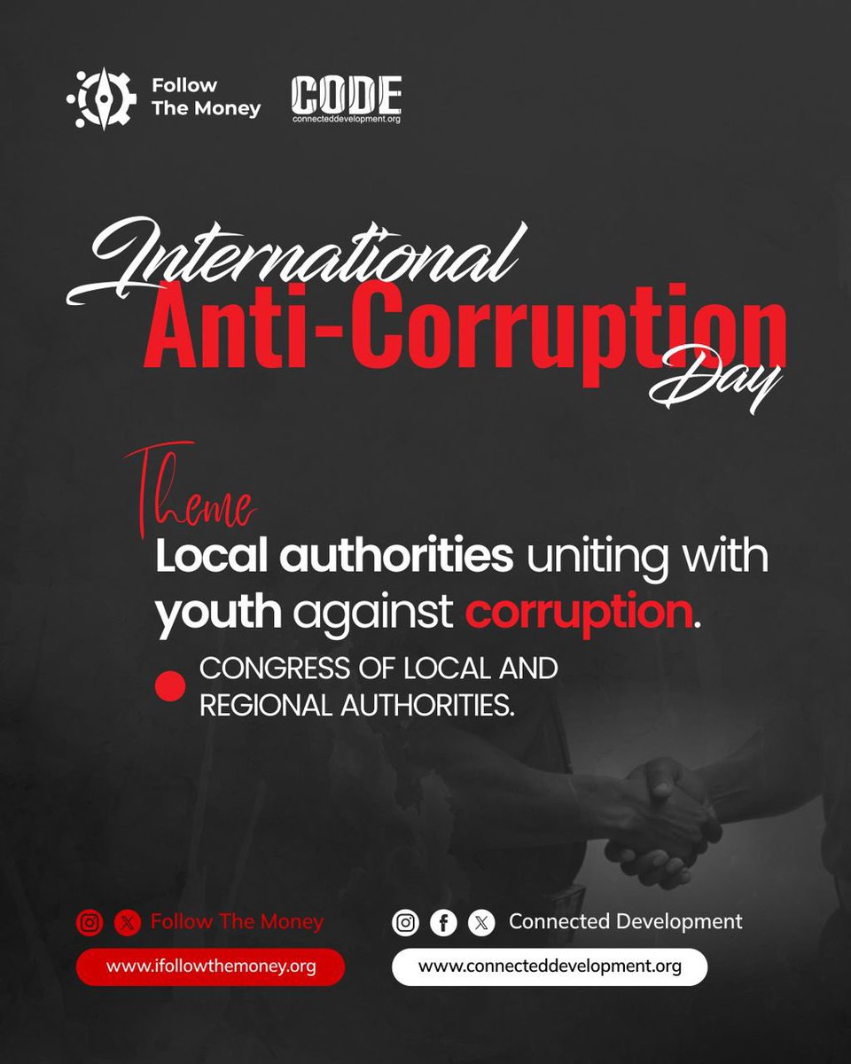 Connected_dev's tweet image. Corruption is a pervasive issue that undermines the very foundations of society, impeding economic growth and perpetuating inequality👎

It diverts essential resources meant for public services like healthcare, education, and infrastructure etc

#IACD2024 #ProjectTrustNG #PVPF4A