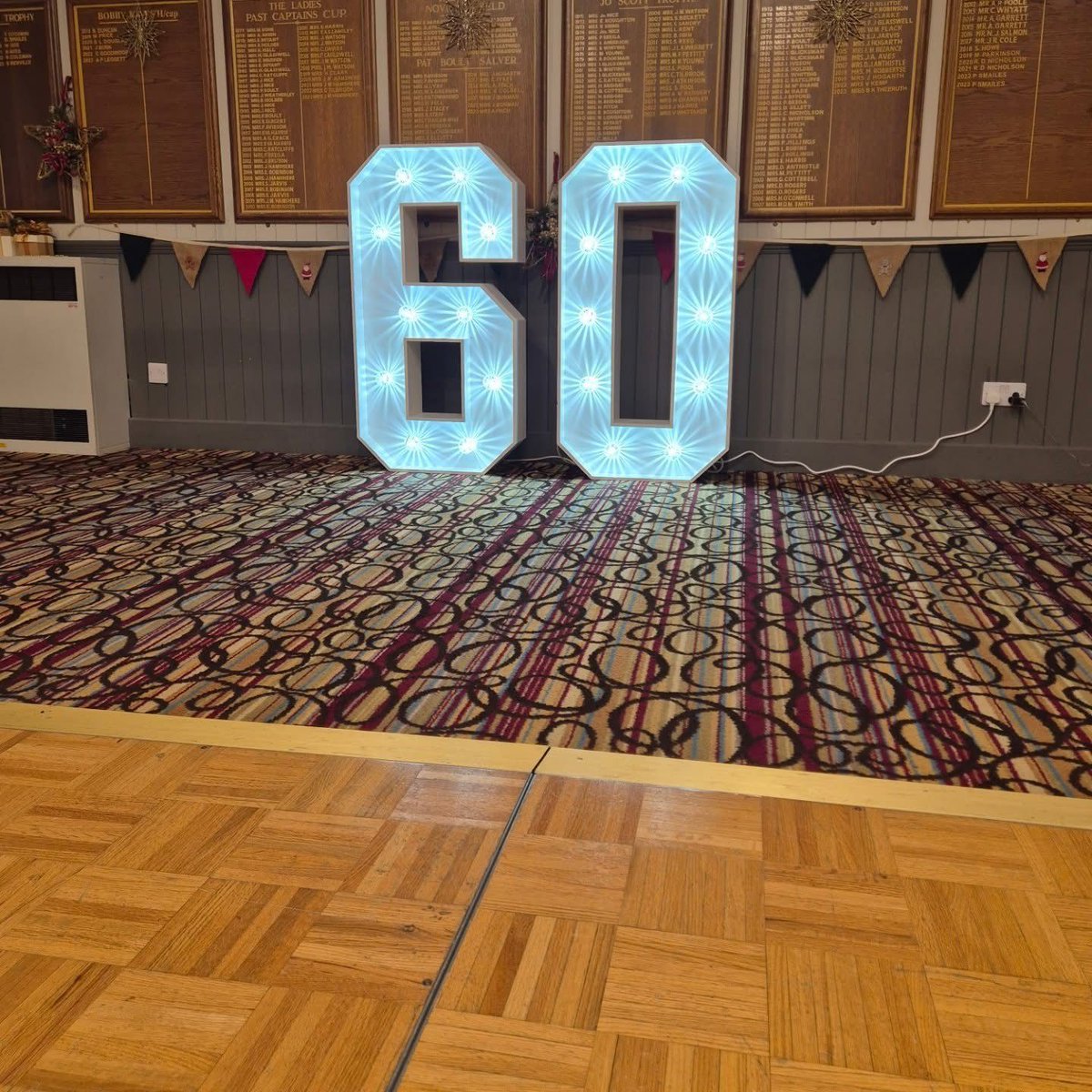 We hosted a private party at the weekend - great lighting from G's Sweet Treats &amp; Event Hire!