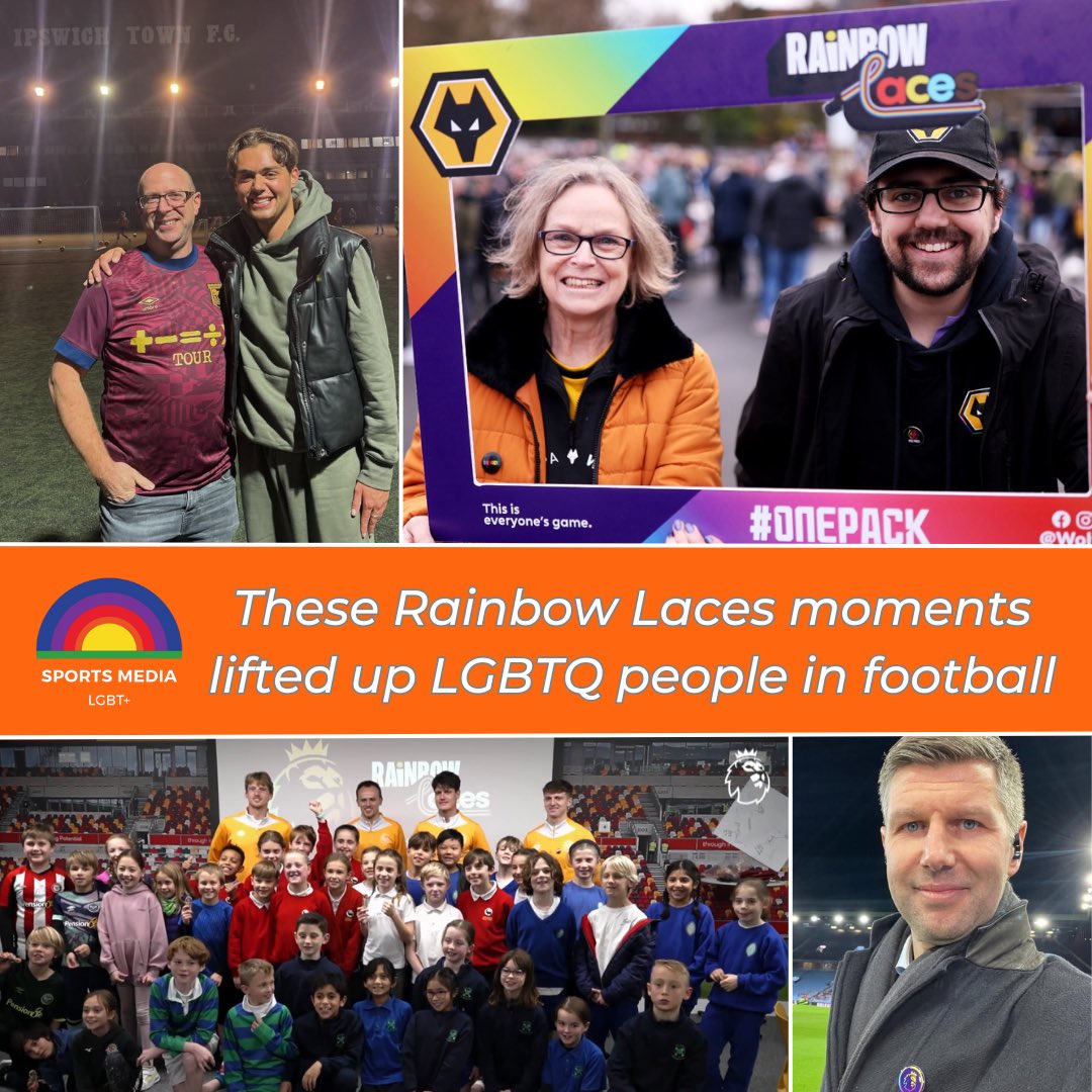 Sports Media LGBT+ (@sportsmedialgbt) on Twitter photo NEW: Need some #RainbowLaces positivity? <a href="/jonboy79/">Jon Holmes</a> selects some uplifting moments from the 2024 campaign ππ
β½οΈ Covering LGBTQ+ fan groups, community foundations & more - good stuff that may have got lost amid talk of armbands and anthem jacketsβ¦
π - sportsmedialgbt.com/rainbow-laces-β¦ NEW: Need some #RainbowLaces positivity? <a href="/jonboy79/">Jon Holmes</a> selects some uplifting moments from the 2024 campaign ππ
β½οΈ Covering LGBTQ+ fan groups, community foundations & more - good stuff that may have got lost amid talk of armbands and anthem jacketsβ¦
π - sportsmedialgbt.com/rainbow-laces-β¦