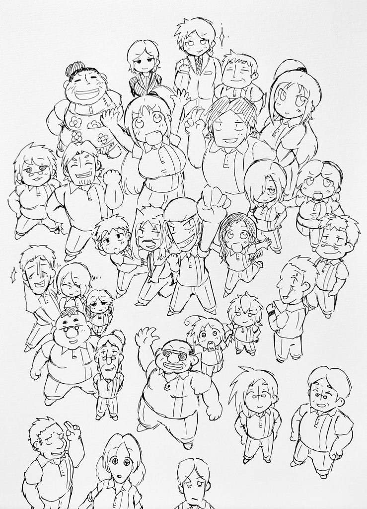 #これを見た人は俯瞰絵を貼る見た人もやる 