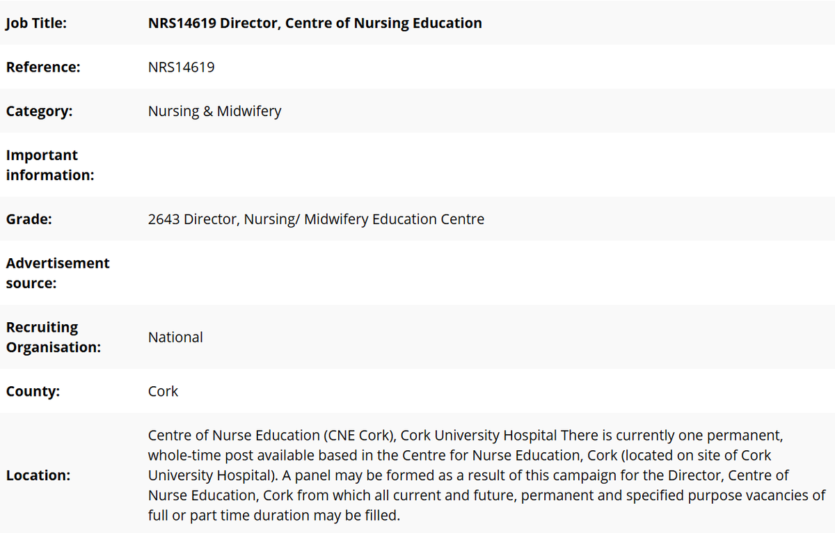NMPDU South West (@nmpducorkkerry) on Twitter photo A fantastic opportunity to apply for the post of Director, Centre Of Nurse Education, Cork to lead a dynamic & innovative team in provision of Nurse Education within the HSE SW hse.ie/eng/staff/jobs… <a href="/NurMidONMSD/">ONMSD</a> <a href="/BridAOSullivan/">Bridie O'Sullivan</a> <a href="/CorkKerryCH/">Cork Kerry Community Healthcare</a> <a href="/IrelandSouthWID/">Ireland South Women & Infants Directorate</a> <a href="/uccnursmid/">UCC School of Nursing & Midwifery 🌈</a> A fantastic opportunity to apply for the post of Director, Centre Of Nurse Education, Cork to lead a dynamic & innovative team in provision of Nurse Education within the HSE SW hse.ie/eng/staff/jobs… <a href="/NurMidONMSD/">ONMSD</a> <a href="/BridAOSullivan/">Bridie O'Sullivan</a> <a href="/CorkKerryCH/">Cork Kerry Community Healthcare</a> <a href="/IrelandSouthWID/">Ireland South Women & Infants Directorate</a> <a href="/uccnursmid/">UCC School of Nursing & Midwifery 🌈</a>
