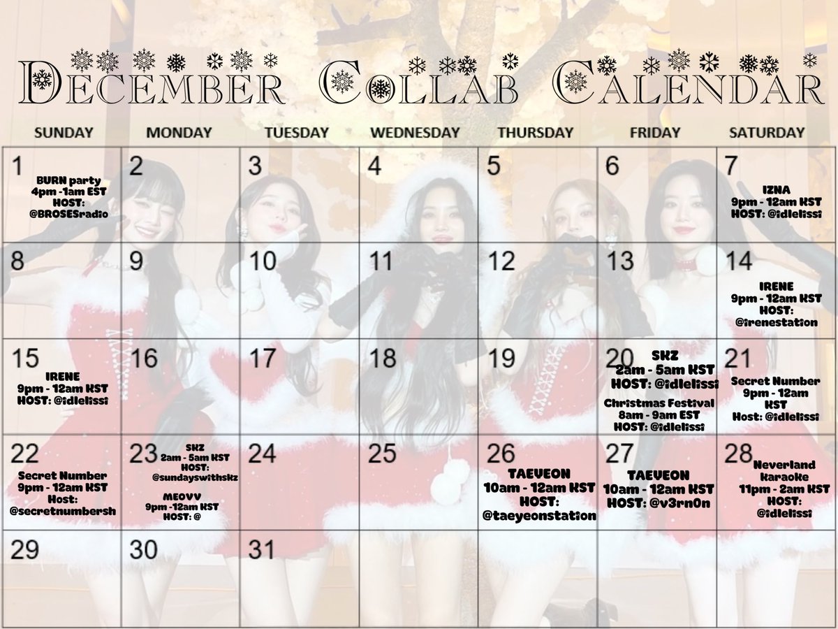 i_DLEStation's tweet image. Neverland Station Collaboration Schedule on @STATIONHEAD 

Take a look at all the Streaming Parties we have planned and mark them on your calendar.

*subject to change, check event posts*
#여자아이들 #GIDLE #I_SWAY