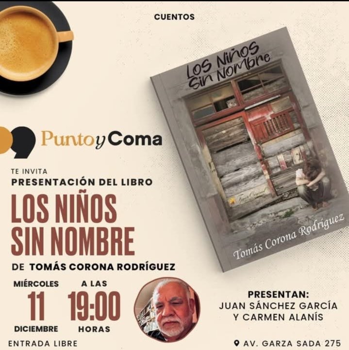 Hace unas semanas presentamos este libro en Librería Itinerante y Más; me invitaron a presentarlo de nuevo, ahora en <a href="/puntocomamty/">Punto y Coma</a>. Un libro que pone la mirada en las infancias vulneradas. Un libro necesario en ciudades deshumanizadas como MTY.