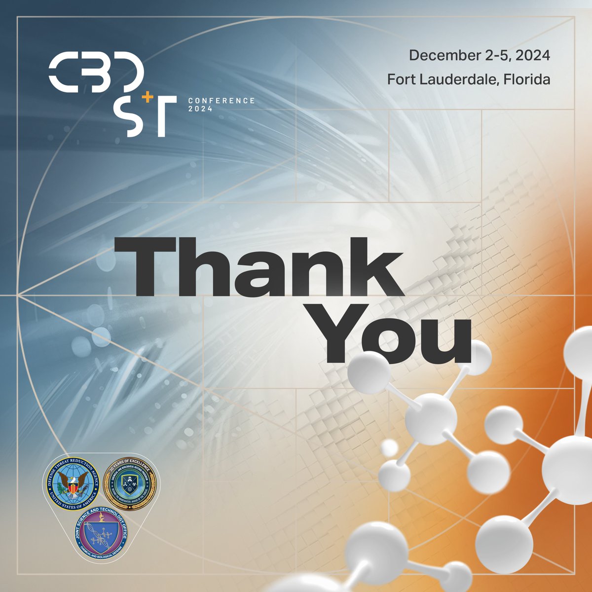 The #CBDST2024 Conference was a critical success &amp; that is thanks to everyone involved in making it happen. We had dynamic speakers, compelling panel discussions, &amp; informative Q&amp;As with experts in the #chembiodefense field. Thank you to Fort Lauderdale for hosting us &amp; to you