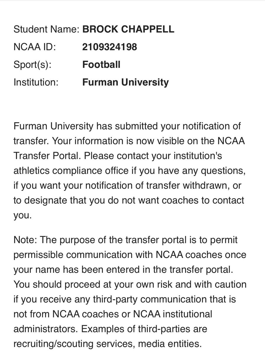 I am officially in the transfer portal!! <a href="/Reach_NIL/">Reach NIL</a> <a href="/BlakeBedd/">Blake Beddingfield</a>