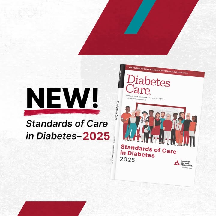 The ADA's Standards of Care in Diabetes—2025 offers updated guidance for diabetes care and education specialists. Key updates include CGM use for adults with type 2 diabetes, GLP-1s for cardiometabolic & renal