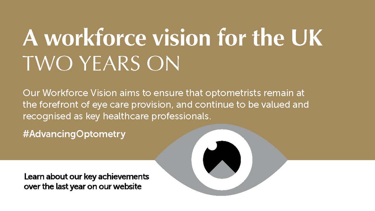 CollegeOptomUK's tweet image. Two years ago, we launched our Workforce Vision to ensure optometrists are recognised as essential healthcare professionals, leading the way in delivering patient-centred eye care. 

Learn about our accomplishments on our website ➡️ coptom.uk/3Br7AiR 

#AdvancingOptometry