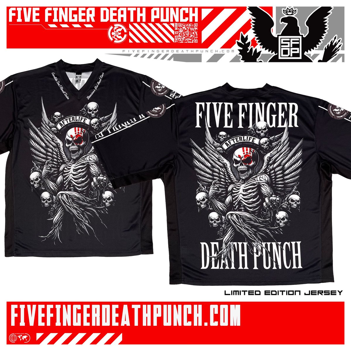 FFDP's tweet photo. LIMITED EDITION AFTERLIFE JERSEY👊 LAST REMAINING SIZES AVAILABLE NOW‼️ 

https://t.co/G0MGAnzlP0 https://t.co/L8xD7JbRb3